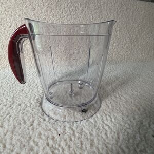 Ninja Storm Replacement 48oz Cup Pitcher Bowl for QB900 QB1000 Master Prep RED